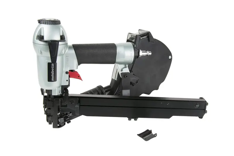 Metabo HPT Pneumatic Cap Stapler – 18-Gauge, 1″ Cap Diameter, 7/8″–1.5″ Staple Range, 5-Year Warranty