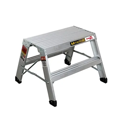 MetalTech BuildMan Aluminum Work Platform – 300 lb Load Capacity