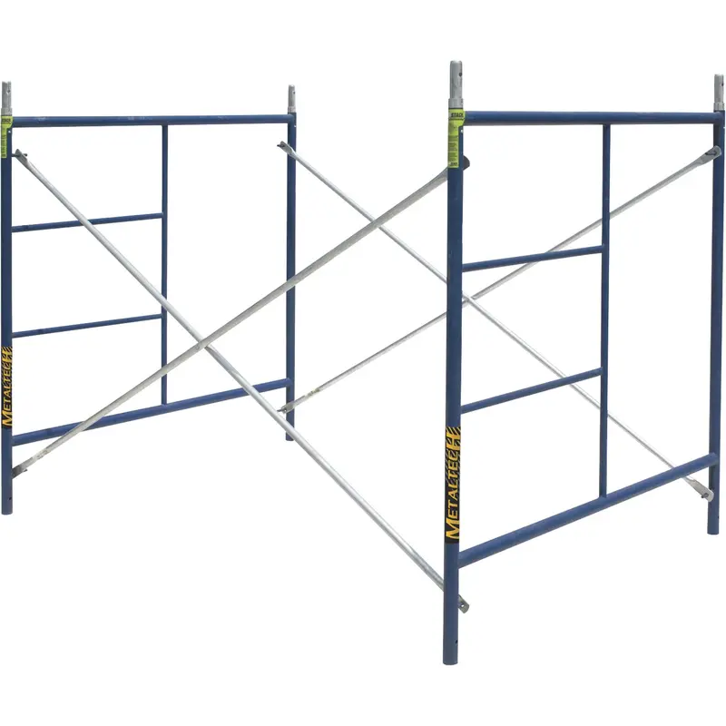 Metaltech SAFERSTACK Single-Post Scaffold Kit – 5 ft x 5 ft x 7 ft