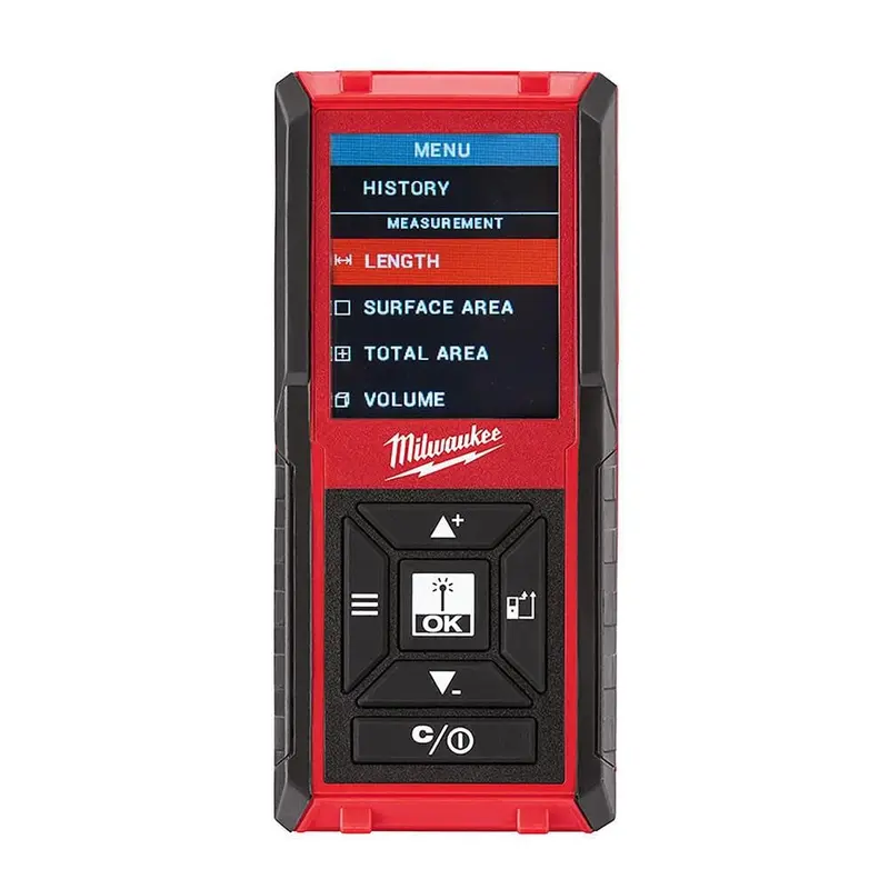 Milwaukee 48-22-9802 Compact Laser Measure – 150-Foot Accuracy with Bluetooth