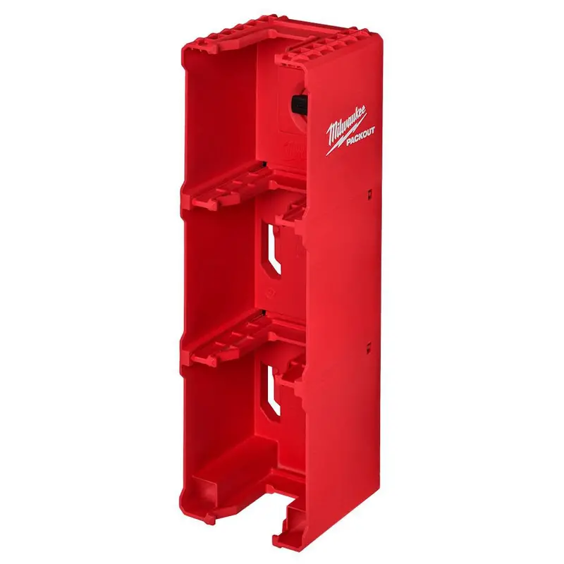 Milwaukee PACKOUT M18 Battery Storage Rack for Power Tool Organization