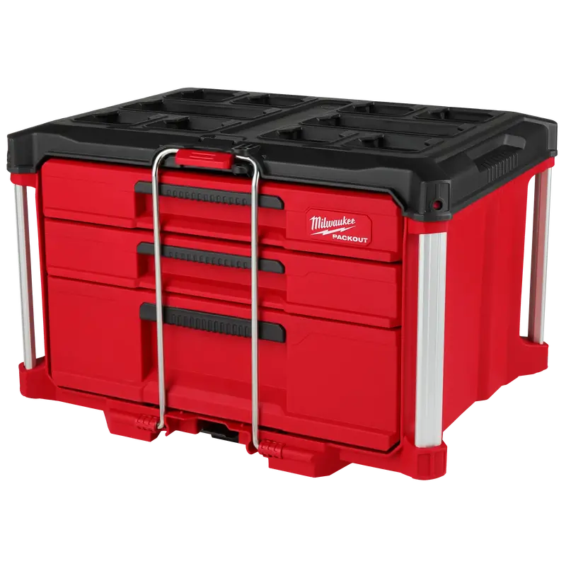Milwaukee PACKOUT Multi-Depth 3-Drawer Storage Box