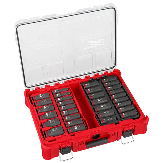 Milwaukee SHOCKWAVE Impact Duty 1/2-Inch Drive Packout Socket Set (49-66-6806)