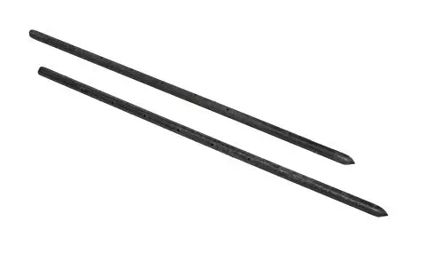 Mutual Industries 24″ × 3/4″ Nail Stakes with Pre-Drilled Holes — Pack of 10