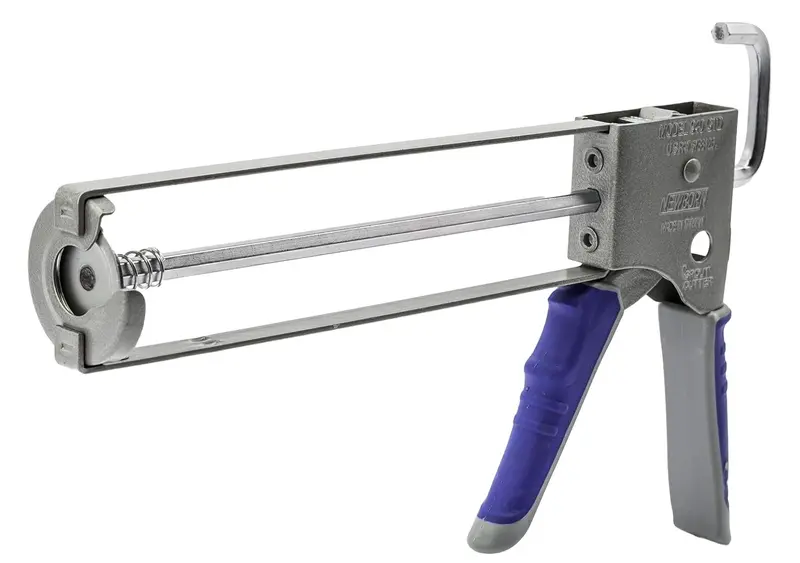 Newborn Drip-Free Parallel-Frame Caulk Gun – Smooth Hex Rod, 1/10-Gal Cartridge, 10:1 Thrust, Gator Trigger