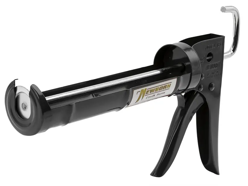 Newborn Super Ratchet Caulking Gun – 1/10-Gallon Capacity, 6:1 Thrust Ratio, Rod-Actuated Cradle Design