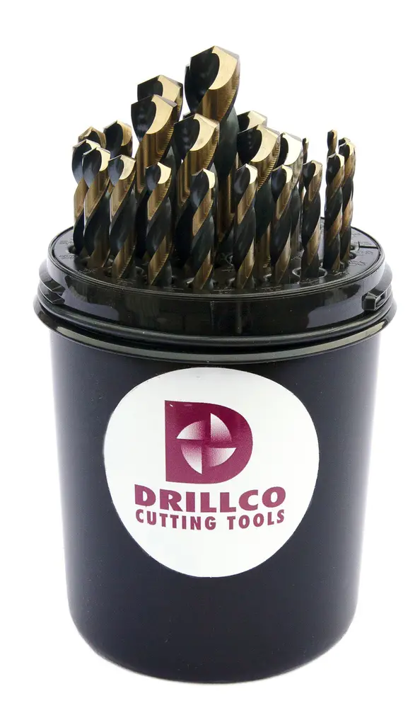 NITRO DRILL PAL 29-Piece Drill Bit Set – Fractional Sizes from 1/16″ to 1/2″, 64ths Graduation