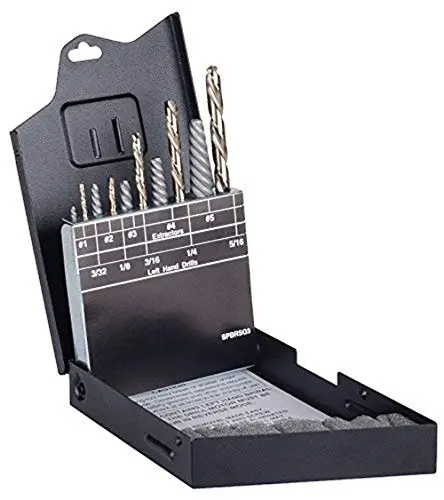 Norseman Bolt, Screw & Pipe Extraction Kit – Premium Black-and-Gold Set for Stubborn Fastener Removal