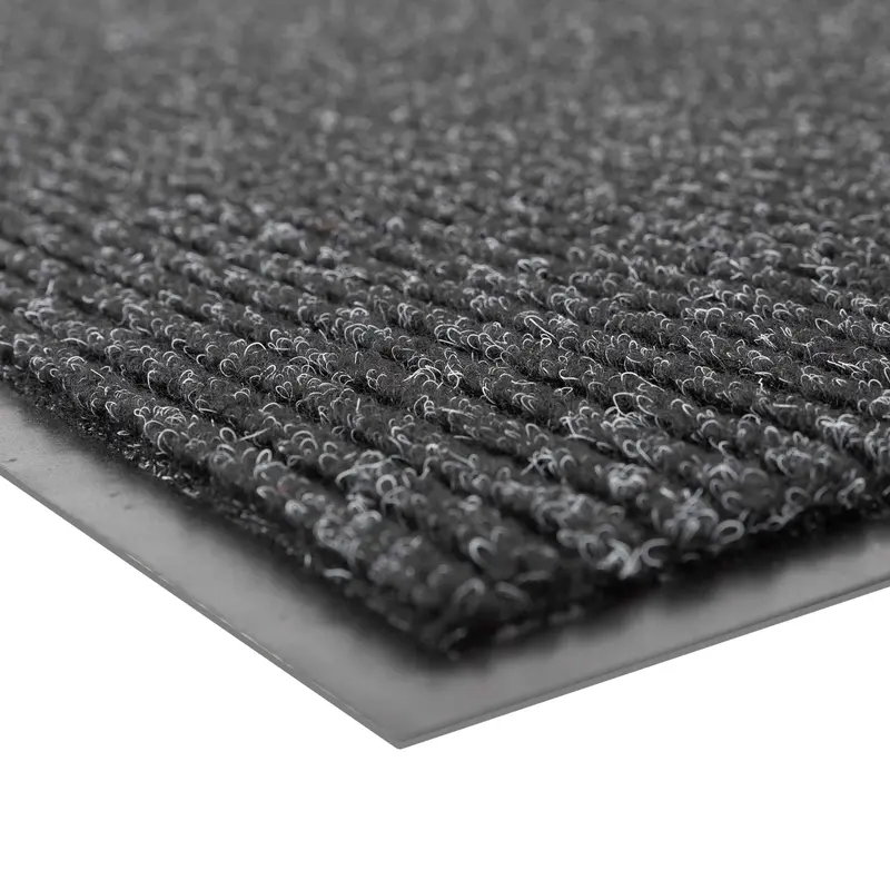 Notrax 109S0048CH Brush Step Entry Mat — 4′ x 8′ Charcoal Indoor/Outdoor Heavy-Duty Absorbent Mat