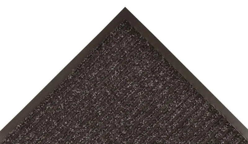NoTrax 117 Heritage Rib Commercial Entrance Mat – 4′ x 8′ Absorbent Indoor Rug, Charcoal