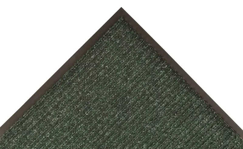NoTrax 117 Heritage Rib Indoor Entrance Mat — 4′ × 8′, Hunter Green, Absorbent Commercial Carpet Mat