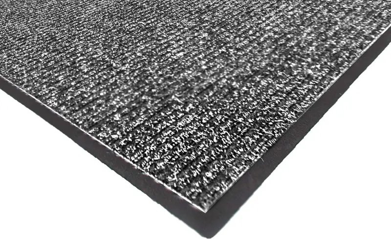 NoTrax 117 Heritage Rib Indoor Mat – 3′ x 5′, Gray Carpeted Commercial Entrance Rug
