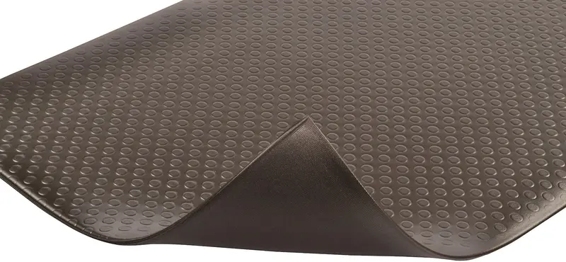 Notrax 417 Bubble Sof-Tred Anti-Fatigue Mat – 3 ft × 6 ft × 1/2″ Slip-Resistant Industrial Floor Mat with Dyna-Shield Backing, Black