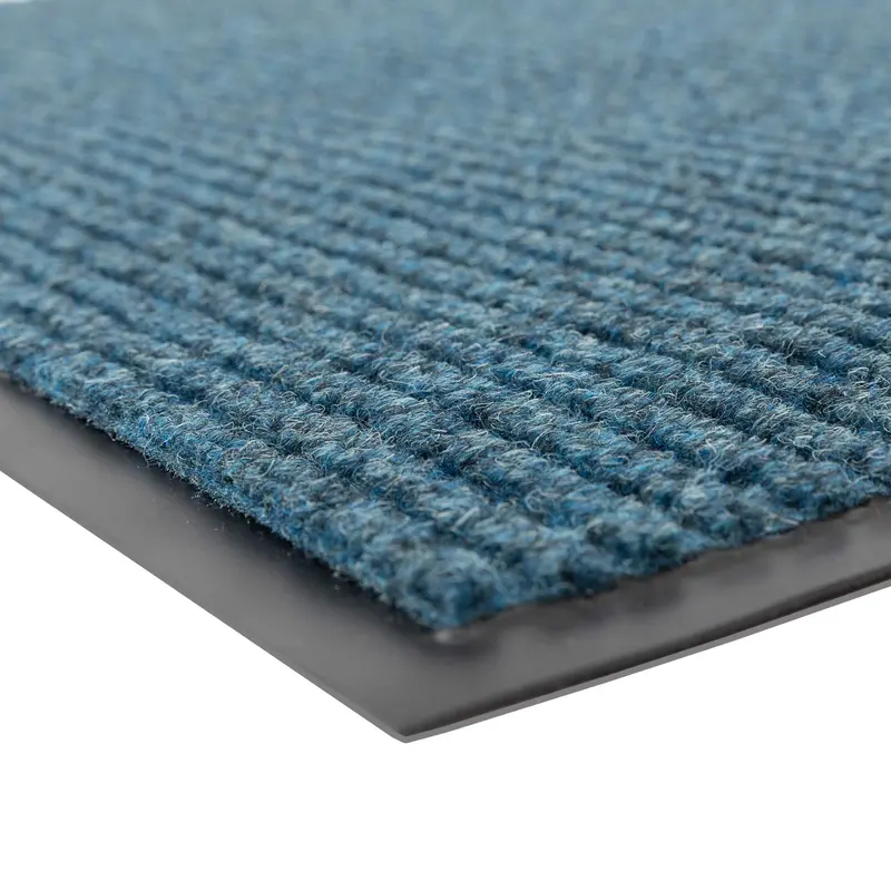 Notrax Brush Step 4′ x 8′ Heavy-Duty Entrance Mat – Slate Blue Carpeted Indoor/Outdoor Entry System with Slip-Resistant Backing (Model 109S0048BU)