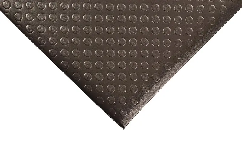 NoTrax Bubble Sof-Tred Anti-Fatigue Mat – Dyna-Shield Technology, 3 ft × 12 ft × 0.5 in, Black