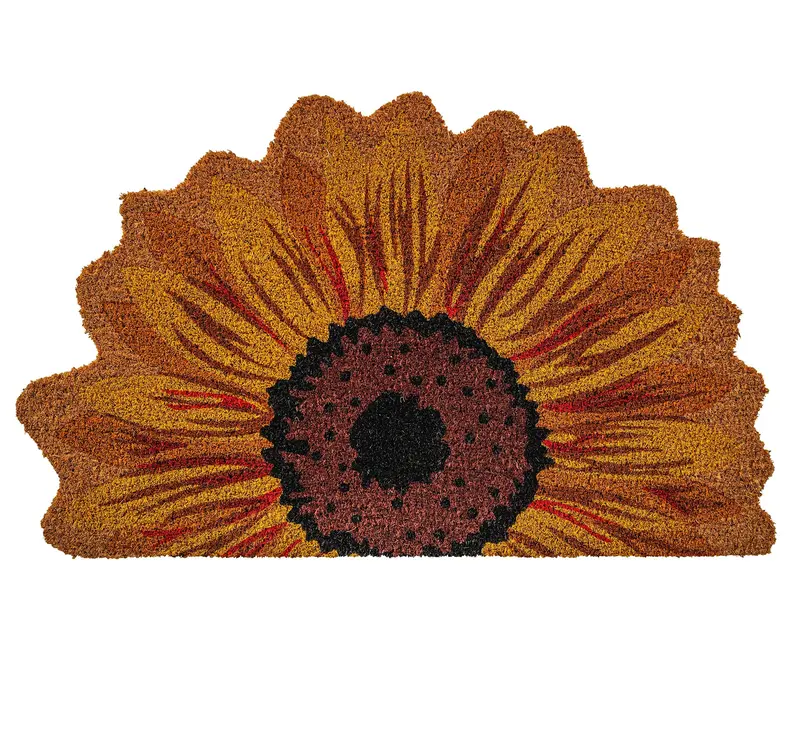 Notrax Sunflower Natural Coir Doormat – Vinyl-Backed, 18″ x 30″, Indoor/Outdoor Use