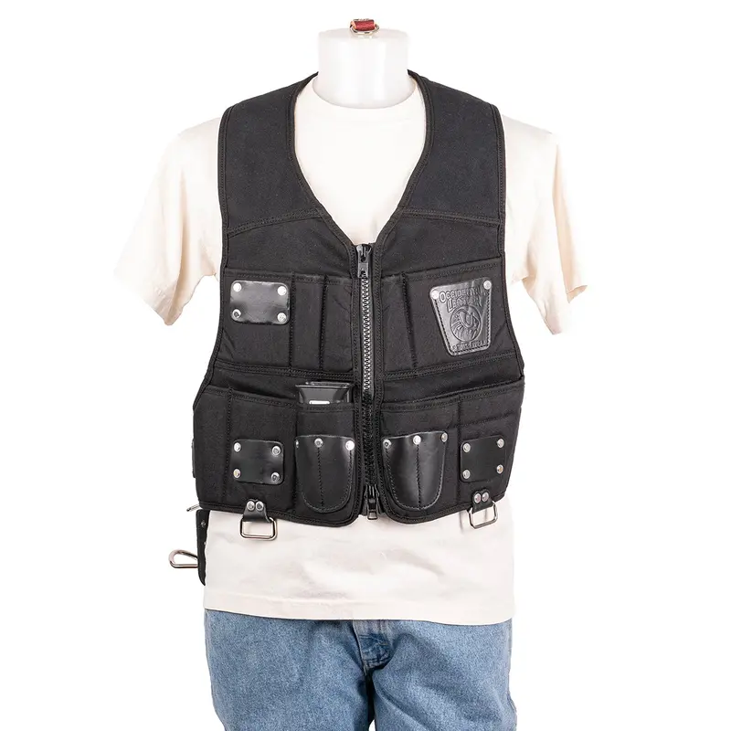 Occidental Leather 2536 Builders’ Zip Vest – Lightweight Utility Vest with Multiple Pockets