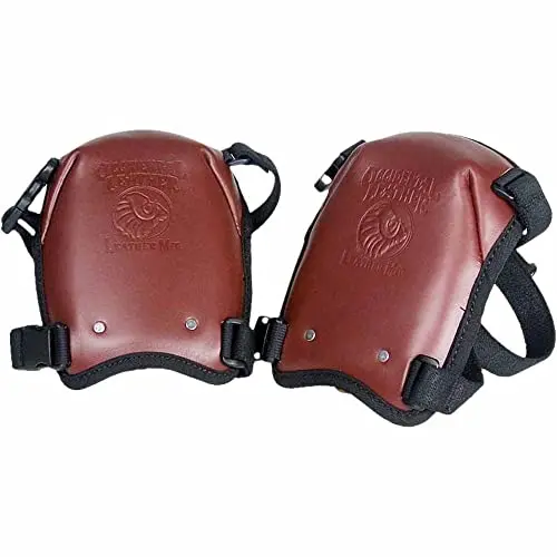 Occidental Leather 5022 Leather Knee Pads – Reinforced Protection, Comfortable Fit (Refurbished)