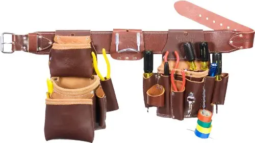 Occidental Leather 5036 XL Electrician’s Tool Belt – 12-oz Heavy-Duty Leather