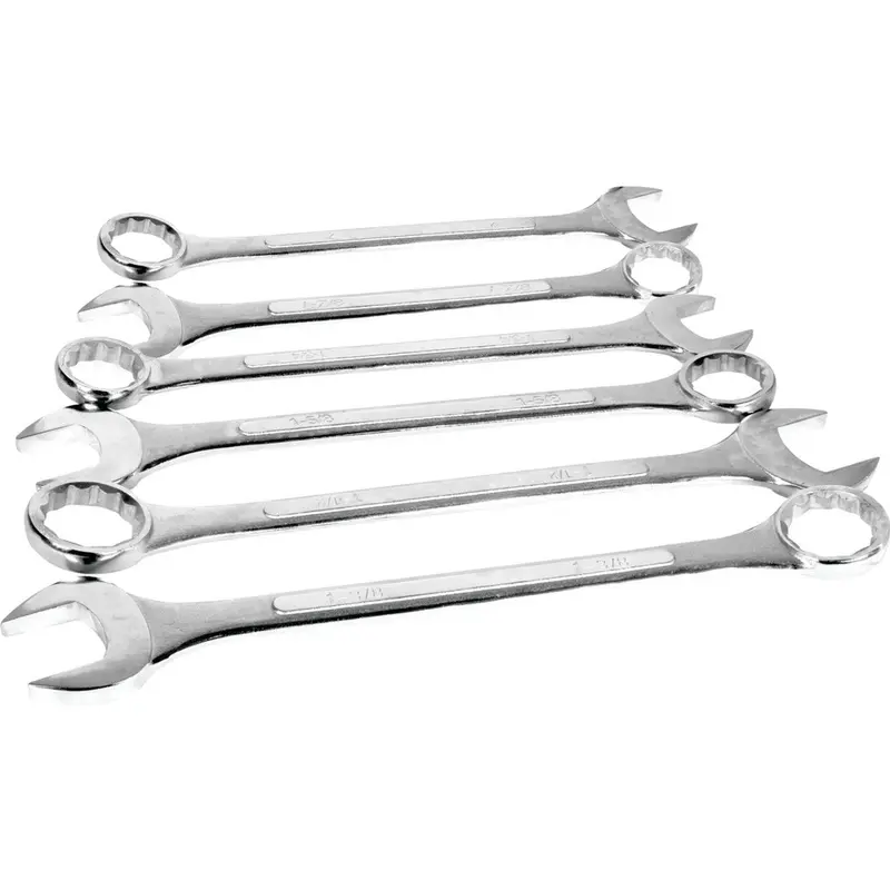 Performance Tool S/6 Six-Piece Jumbo Combination Wrench Set
