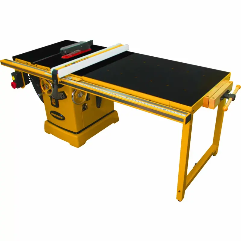 Powermatic PM2000T 10-Inch ArmorGlide Tablesaw with 50-Inch Rip Workbench – 5HP, 3-Phase, 460V
