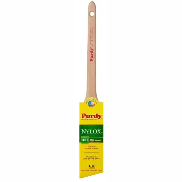 Purdy 144080215 Nylox Dale Angled Sash Brush – 1-1/2″ Tynex Nylon