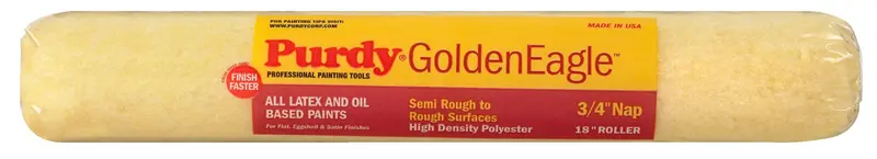 Purdy 144608184 High-Density Polyester Knit Roller Cover – 3/4″ Nap, Ideal for Smooth Surfaces