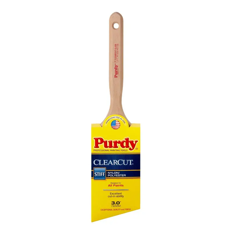 Purdy Clearcut Glide 3-Inch Angular Trim Paint Brush – Smooth Finish Performance