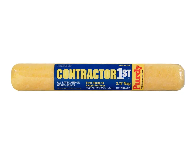 Purdy Contractor-Grade Roller Cover – 18″ x 3/4″ Nap, 6-Pack