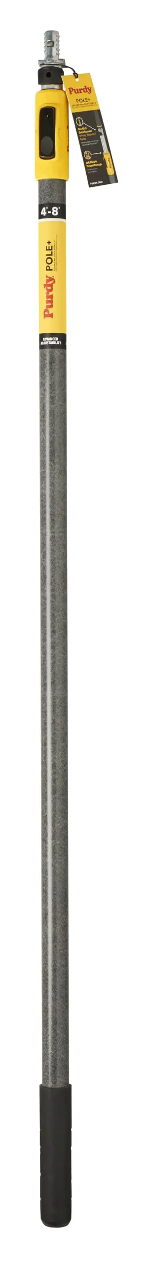 Purdy Pole+ Extension Pole – Adjustable 4 ft to 8 ft, Lightweight Aluminum, Model 14P240048
