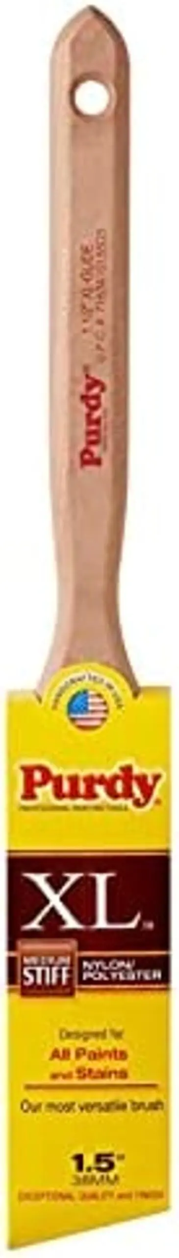 Purdy XL Glide Paint Brush — 1-1/2″ Angled Trim Brush