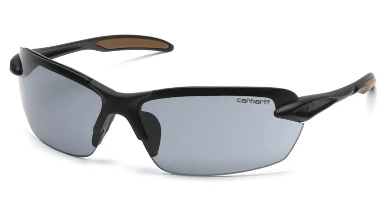 Pyramex Carhartt Spokane Safety Glasses – Gray Lens, Black Frame