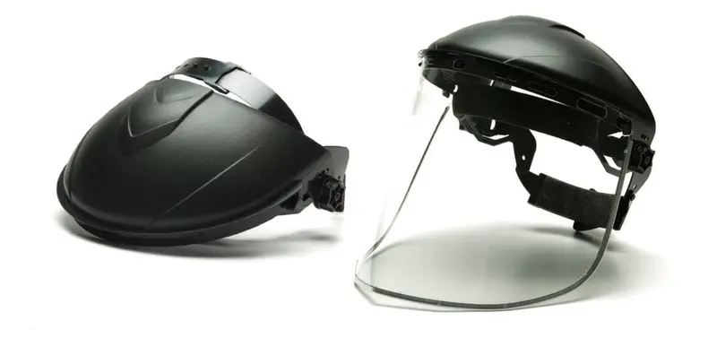 Pyramex Ridgeline Headgear & Face Shield Combo Kit – ANSI-Compliant Safety System