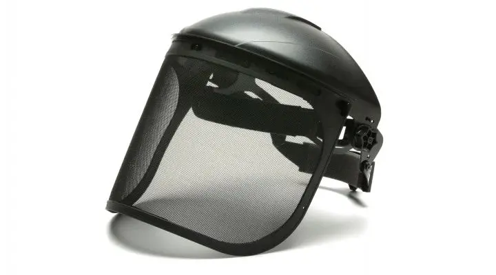 Pyramex Steel Wire Mesh Face Shield – ANSI Z87.1 Safety Rated