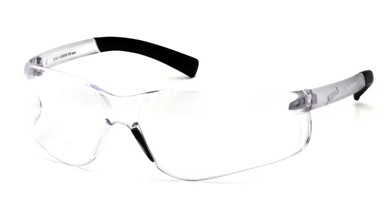 Pyramex ZTEK Safety Glasses – Clear Frame with 2.0 Diopter Bifocal Lens