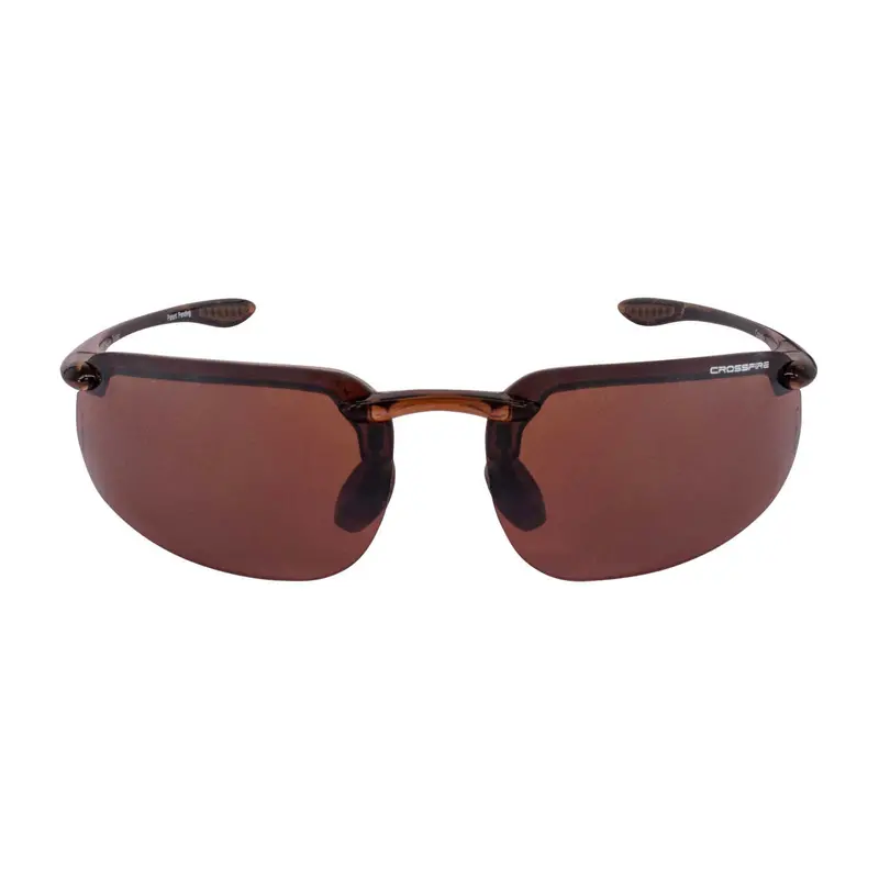 Radians Crossfire ES4 Premium ANSI-Z87.1 Safety Eyewear with Wraparound Design