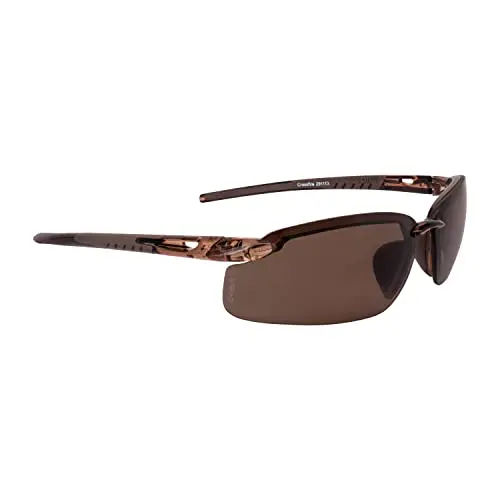 Radians ES5 Bifocal Safety Glasses – Crystal Brown Frame with HD Brown 1.5D Lenses