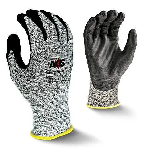 Radians RWG555TM Axis Cut-Resistant Work Gloves – Level A4 Protection, Tagged, Medium Pair