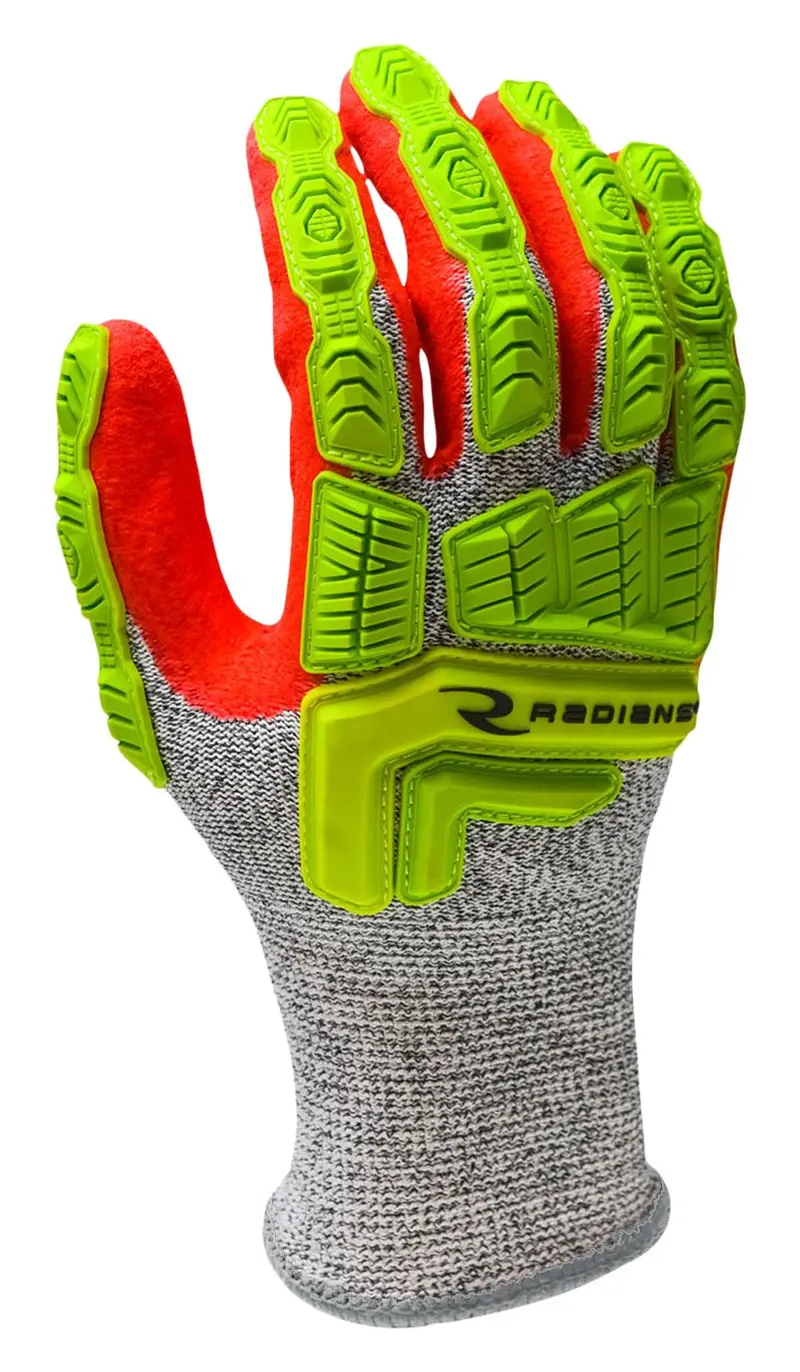 Radians RWG603 Cut-Resistant Work Gloves – A5 Level Protection, Sandy Foam/Nitrile, Medium (1-Pack)