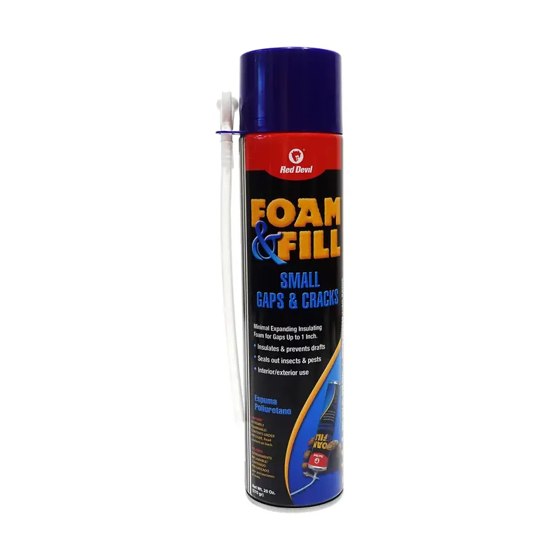 Red Devil 0920 Expanding Polyurethane Spray Foam Sealant – 20 oz (Off-White)