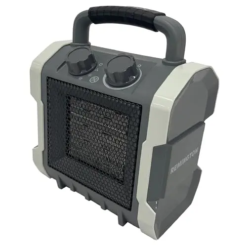 Remington REM-222A-120 Portable Electric Heater – 1500W Garage & Workshop Space Heater