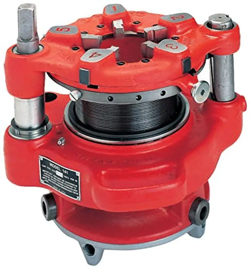 RIDGID 36620 141 NPT Geared Pipe Threader for 2½–4-Inch Pipes with Enclosed Gearing & Jaw Clutch