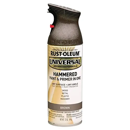 Rust-Oleum Universal Hammered Finish Spray Paint – Brown, 12 oz Can