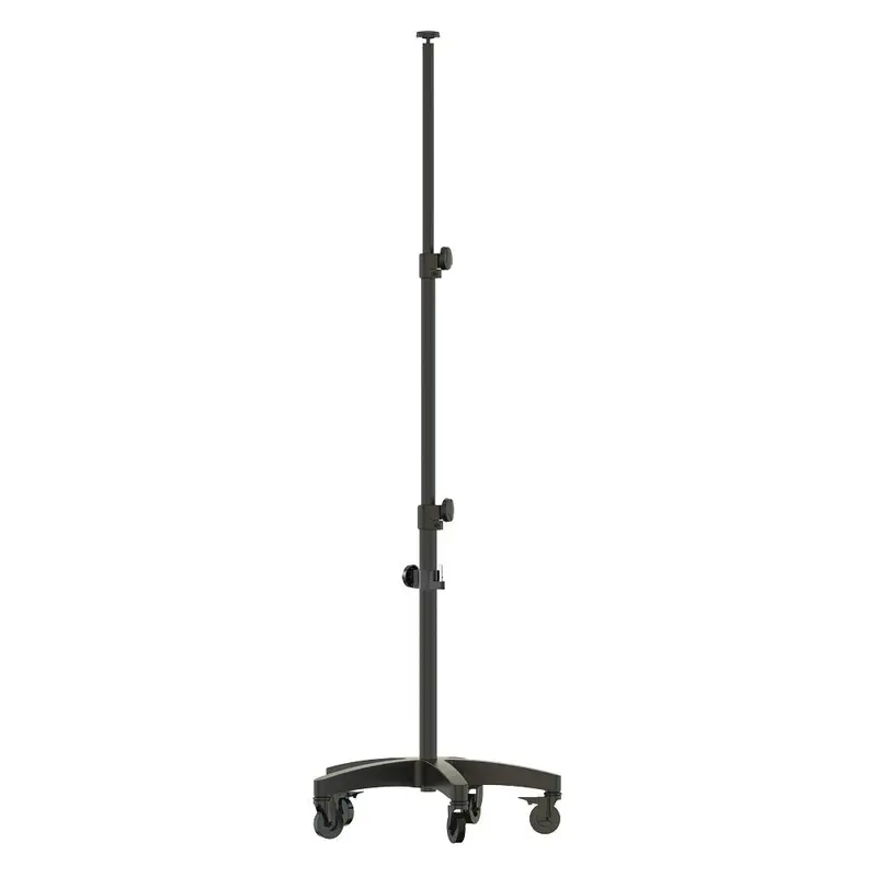 SCANGRIP Adjustable Wheel Stand – Mobile Work Light Support, 3 ft to 6.2 ft Extension, Dual-Light Bracket