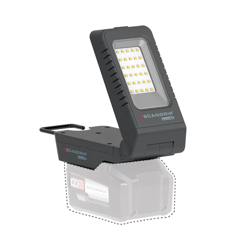 SCANGRIP Basic Connect LED Flood Light – 1000-Lumen Portable Battery-Powered Work Lamp