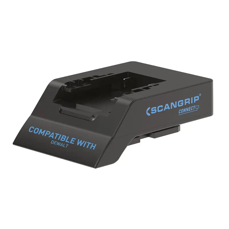 SCANGRIP DeWalt Battery Connector – Compatible with 18V/20V Packs, Built-in Safety System