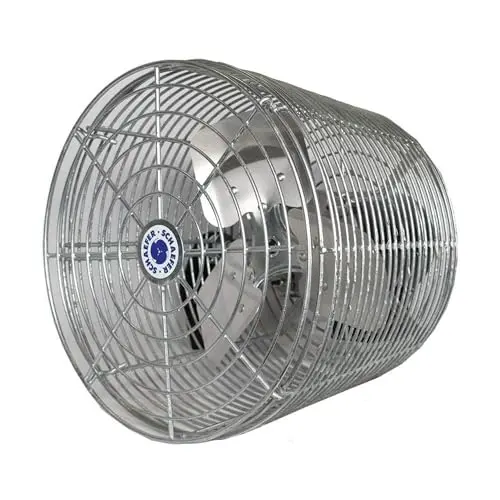 Schaefer VK12-GA VersaKool Energy-Efficient Circulator Fan – 1470 CFM, Wall/Ceiling Mountable
