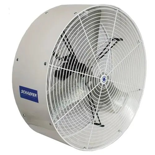Schaefer VK36 Versa-Kool Circulator Fan – 11,400 CFM Greenhouse & Industrial Air Mover with Ceiling/Wall Mount Options