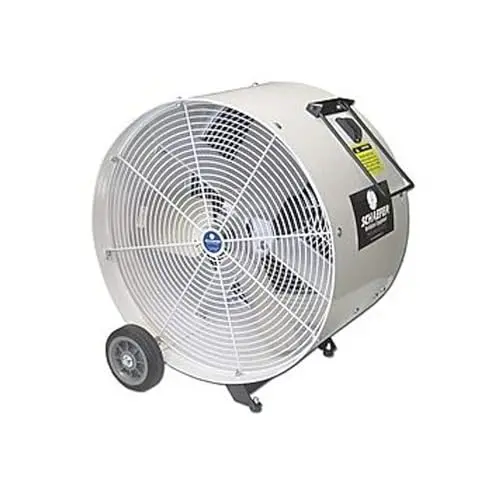 Schaefer VKM24-O 24″ Industrial Mobile Spot Cooler Fan – 1/2 HP OSHA-Guarded Warehouse & Workshop Air Mover