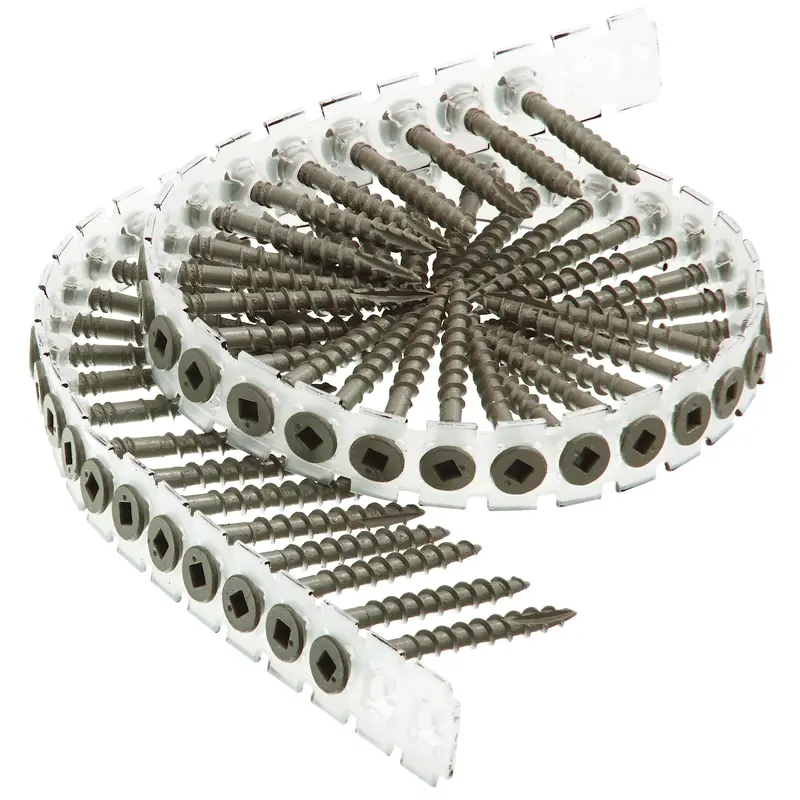 Senco 08D175W #8 x 1-3/4″ Collated Decking Screws – DuraSpin, 1,000-Pack
